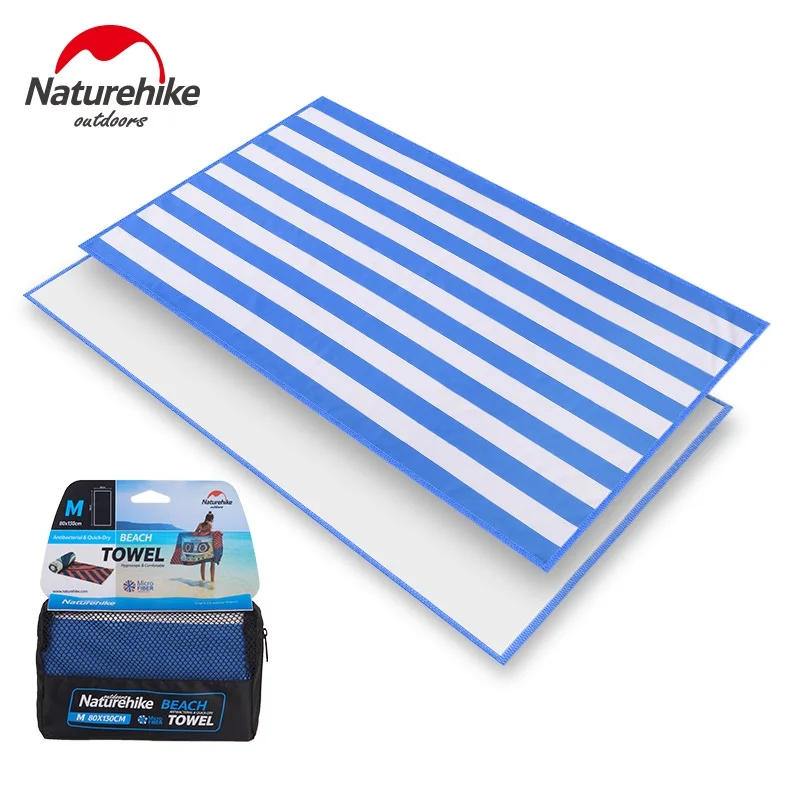 Впитывающее пляжное полотенце Naturehike быстросохнущее банное для занятий спортом