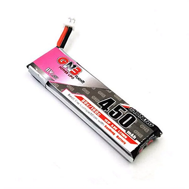 QUAKOI GAONENG GNB 4 35 V 450mAh 1S 80C HV аккумулятор PH2.0 вилка белая для E010 M80S RC FPV Racing Drone | Игрушки