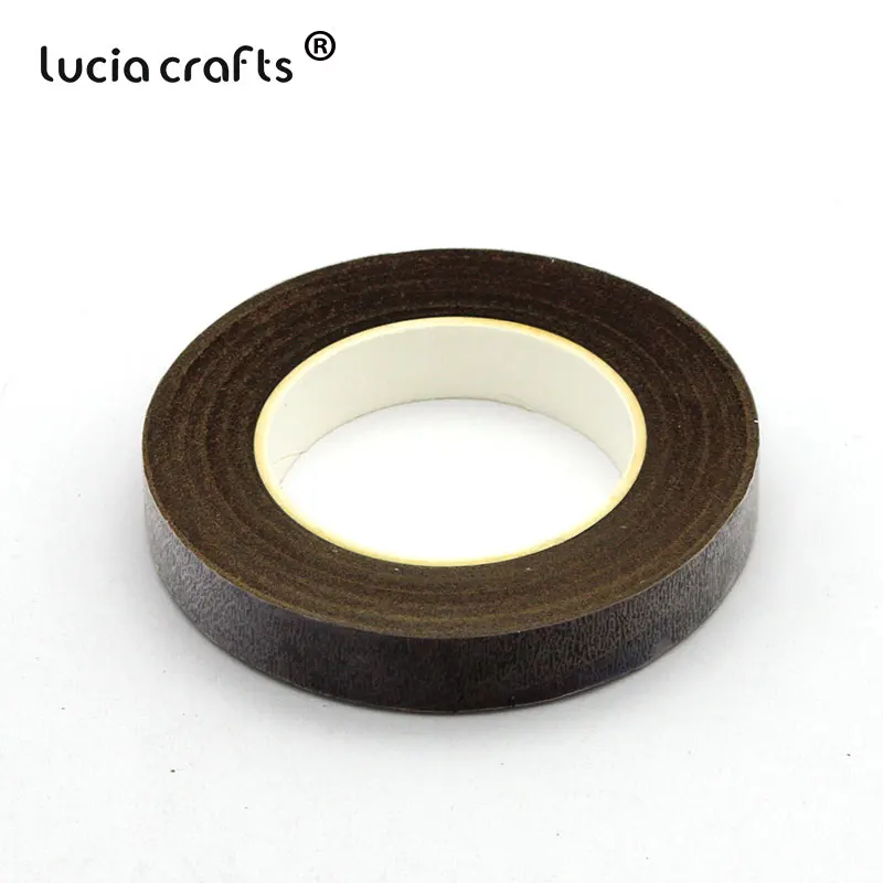 C9 Brown Распродажа! Lucia crafts Многоцветный Цветочный ствол обертывание флорист искусственная бумажная лента для цветов для флористов аксессуары DIY 1 шт. I1009 - Цвет: C9 Brown