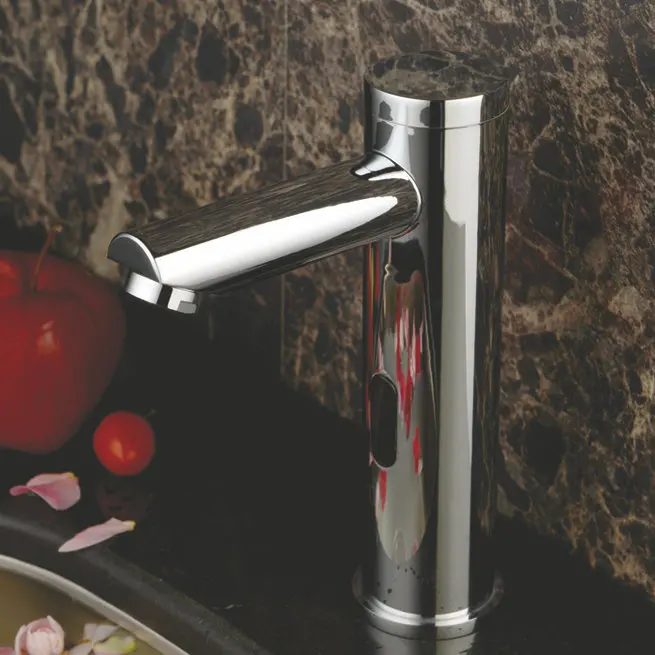 

Beelee BL0135 New Durable Solid Brass Bathroom Basin Faucet Automatic Sensor Faucet Mixer Tap Sink Water Tap
