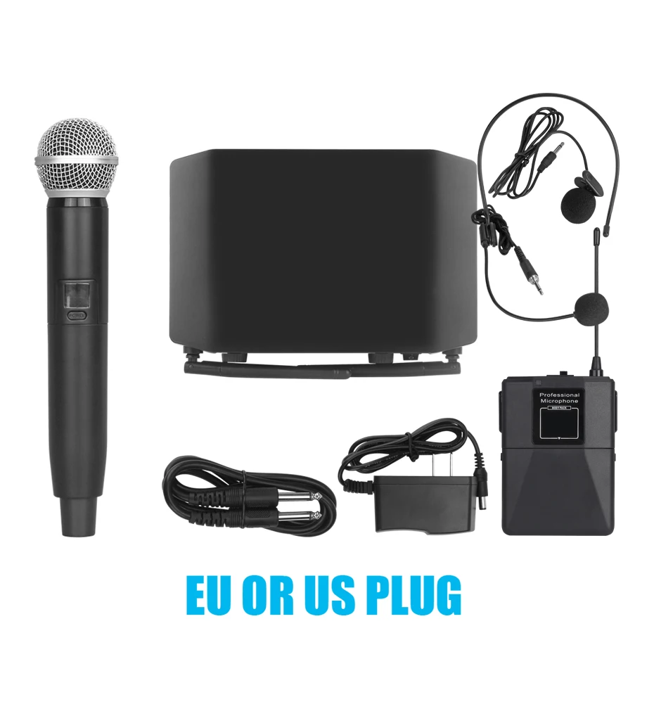 1 Handheld 1Bodypack Debra аудио GLXD8 2 канала с ручной или петличный и гарнитура микрофон беспроводной микрофон системы для караоке - Цвет: 1 Handheld 1Bodypack