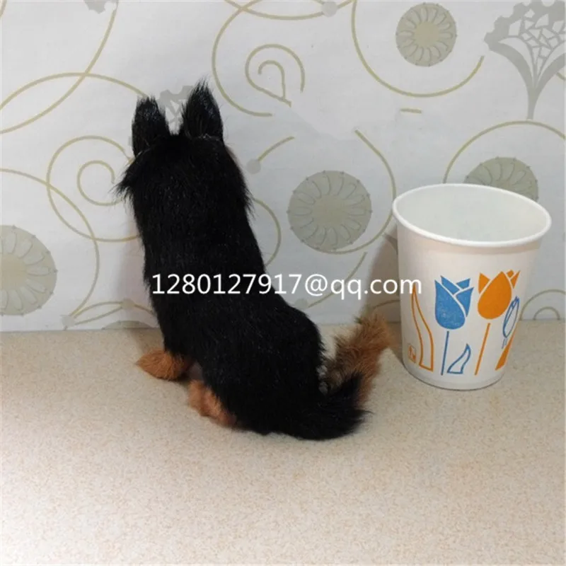 Моделирование животных милый щенок статуя немецкая овчарка моделирование МАО