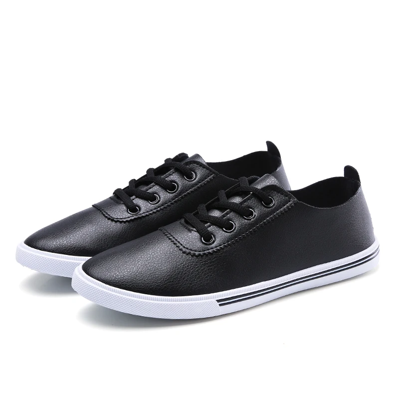 WeiDeng/кожаная обувь на плоской подошве женская белая мягкая с острым носком