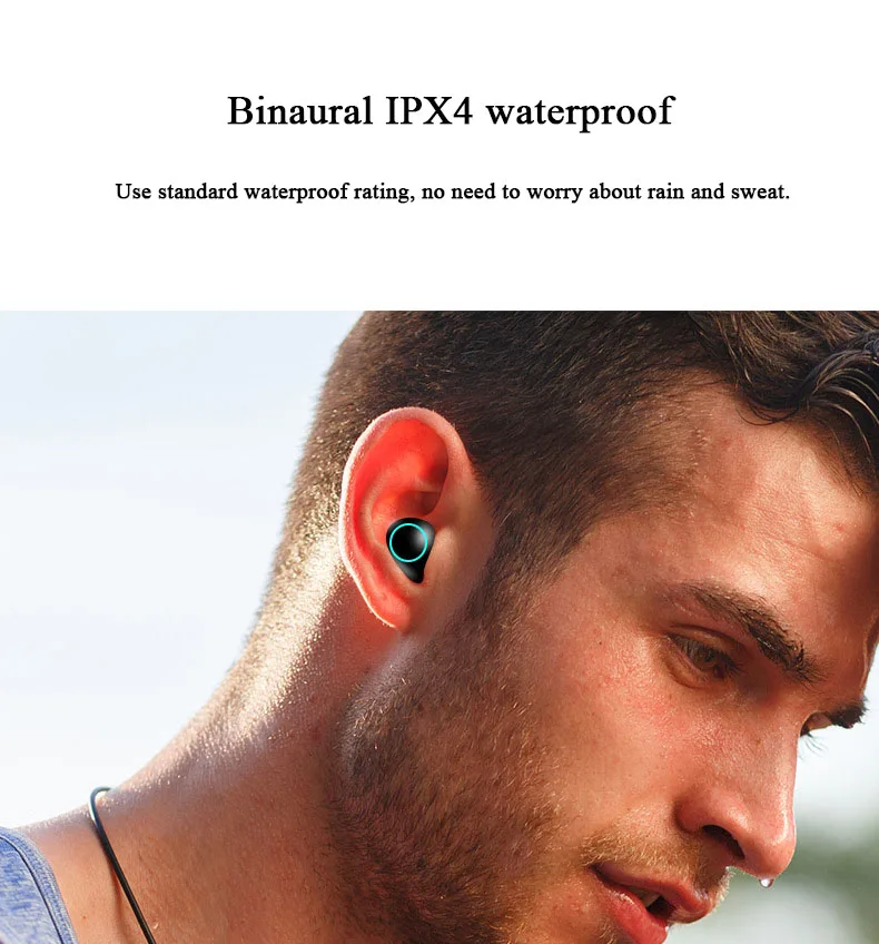 Moloke беспроводные наушники стерео Bluetooth наушники мини TWS Музыкальная гарнитура с зарядным устройством