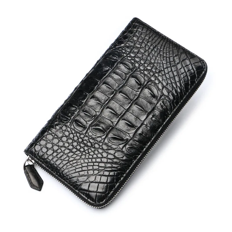 

2018 New Coin Purse Embossing Alligator Fashion Crocodile Long Men Clutch Wallets Men's Crocodile Long Clutch Wallet