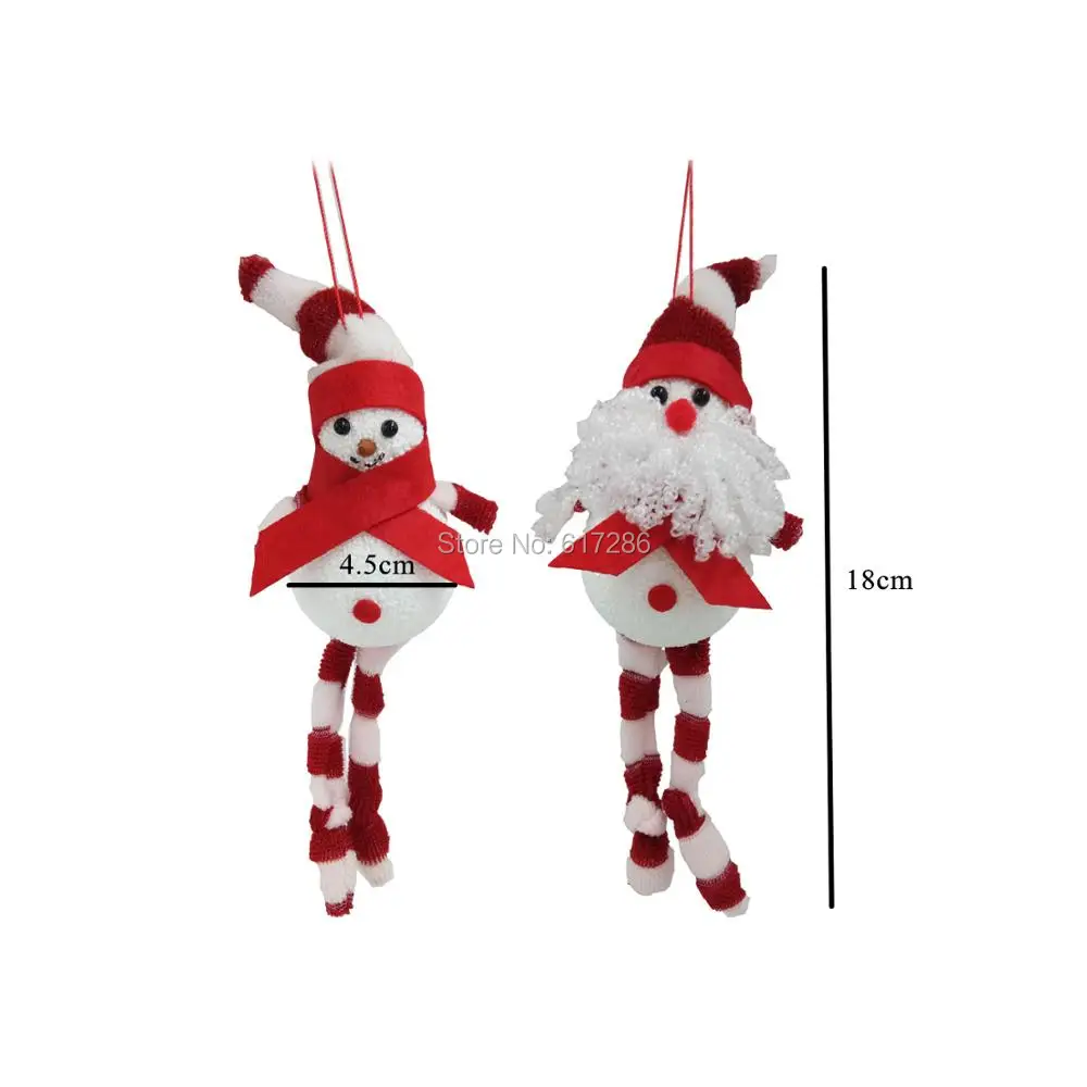 8 шт./лот рождественские украшения из пенопласта с 4 дизайнерскими Санта-Клаусом