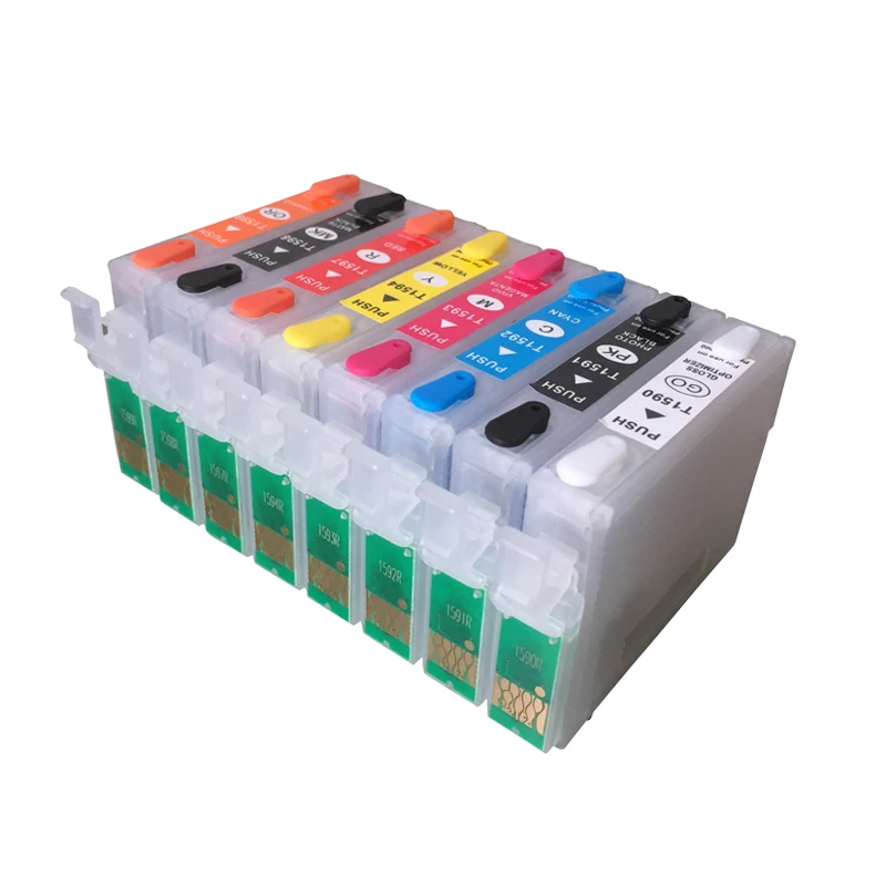 R2000 многоразового струйных картриджей T1594 T1599 для Epson Stylus Photo с ARC чипы бесплатная