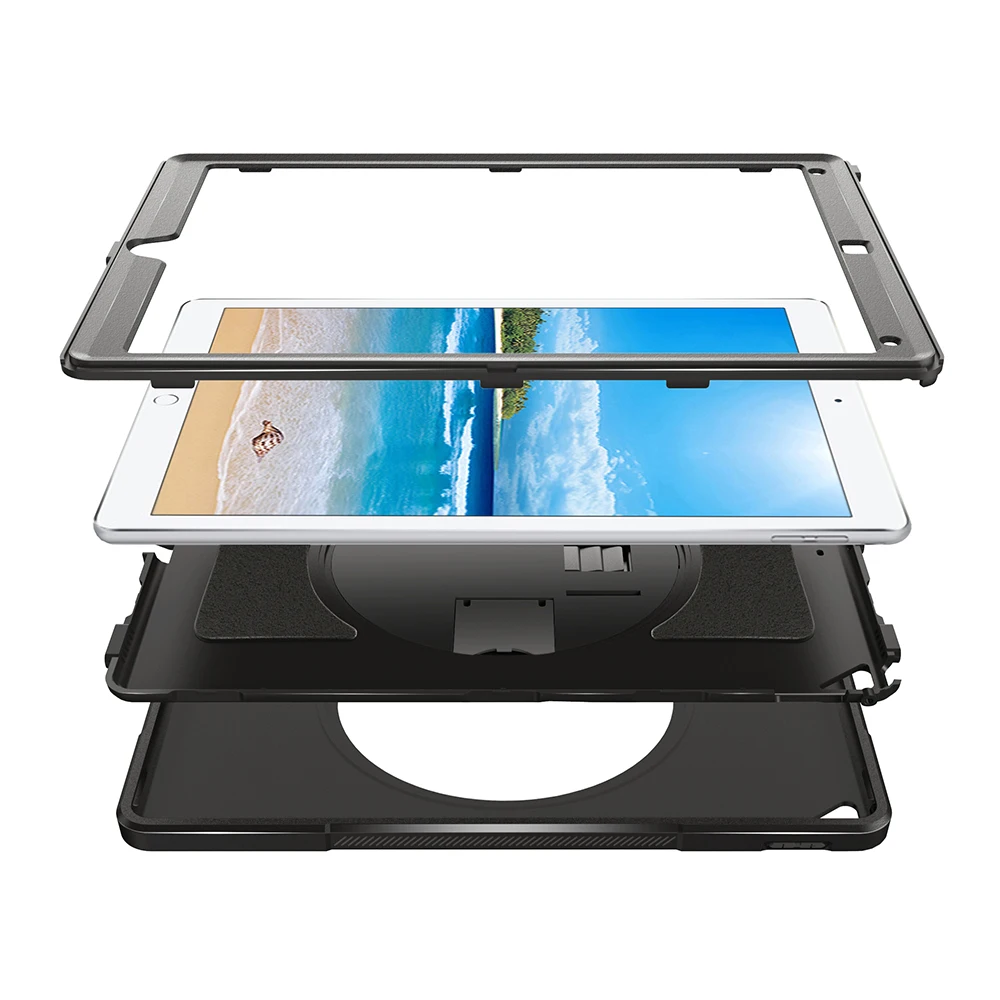 Miesherk Чехол для iPad Pro 12,9 дюйма, чехол для планшета с карандашом и поворотом на 360 градусов, ремешок MTL02