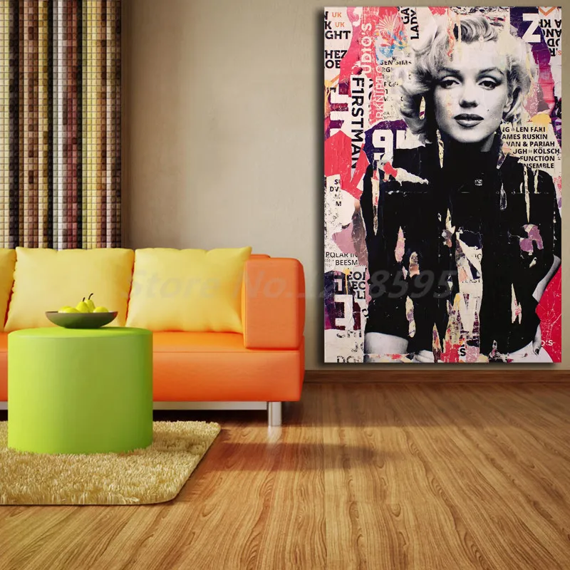 Marilyns Monroes HD настенные художественные холст постер и печать Картина декоративная