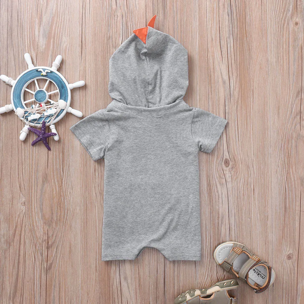 baby clothes boy summer Cotton Children Clothing Sets For Kids Baby Boy Clothes Casual Romper Cartoon Pocket Outfits L0528 | Мать и