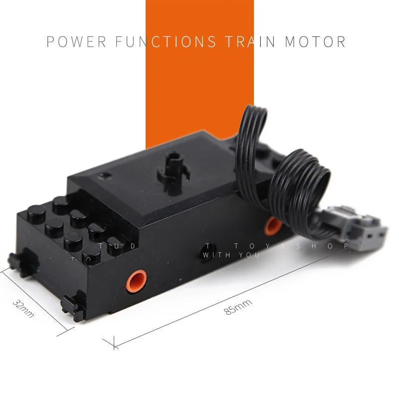 Train motor Technic Series PF линейный разделитель части с 4 корпусом для 23011 Avtoros Shaman внедорожные части автомобиля строительные блоки комплекты деталей - Цвет: Train motor