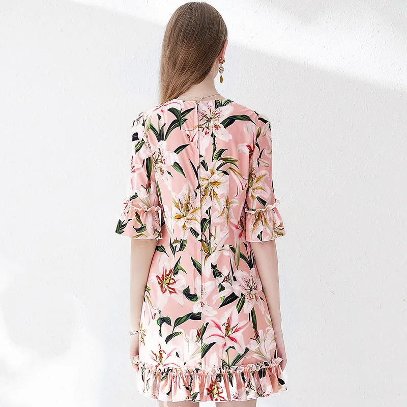 Женское платье с принтом лисы Moonaa летнее свободное трапециевидной формы