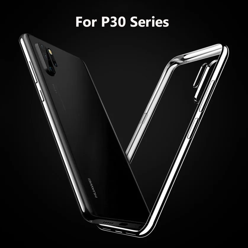 Чехол MUCHI для Huawei P30 Lite роскошный мягкий прозрачный чехол с лазерным покрытием Pro