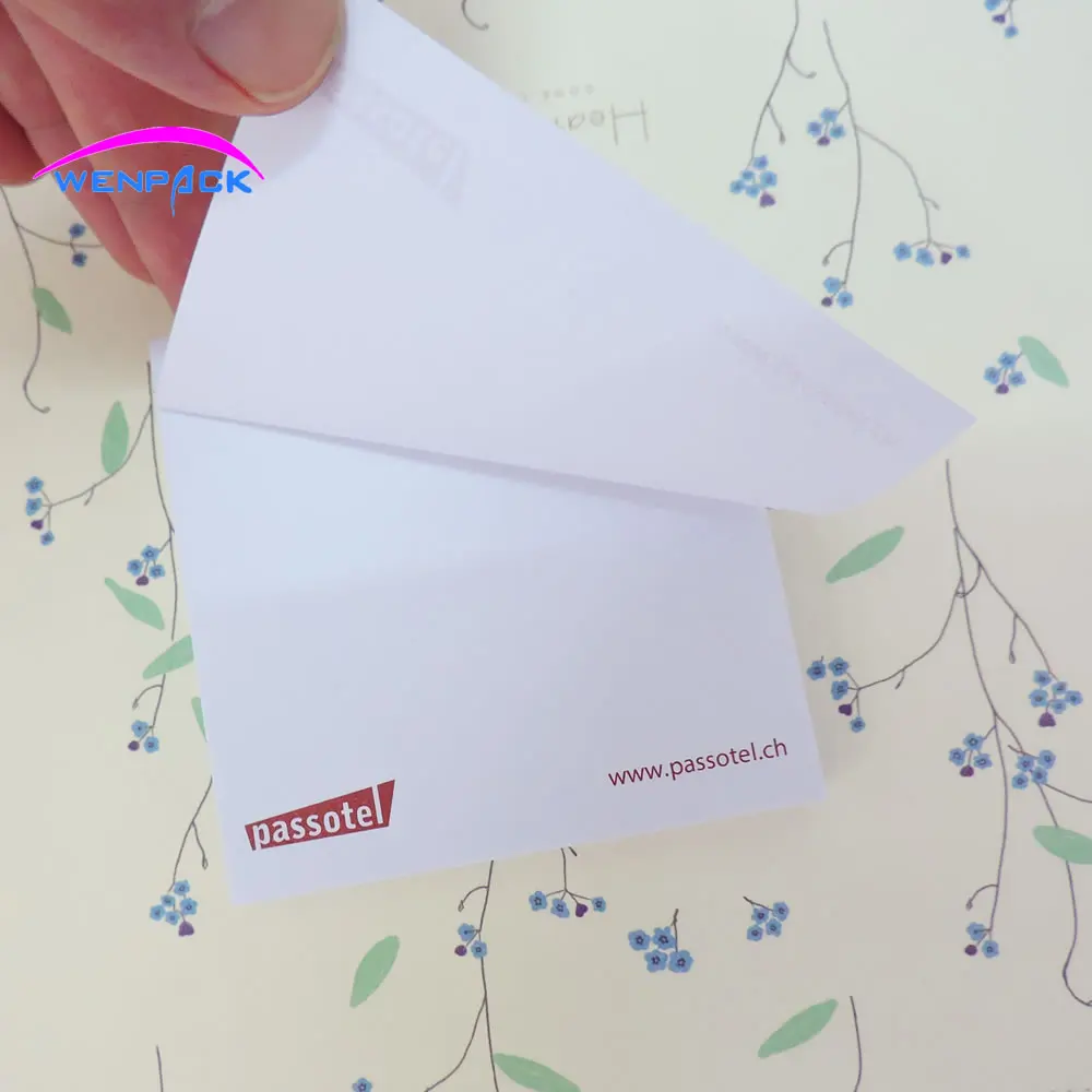 

Custom Print 1 Colors Logo Adhesion Gift Paper Sticky Note