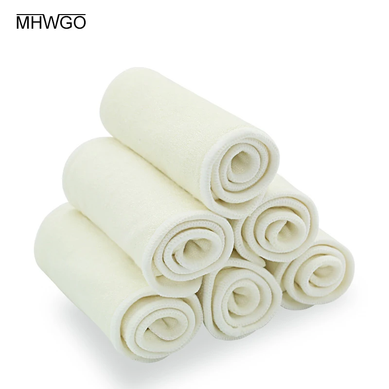 MHWGO Baby Cloth diaper Reusable Diapers Bamboo Fber Cotton Panties Washable Diaper For Potty Training | Мать и ребенок