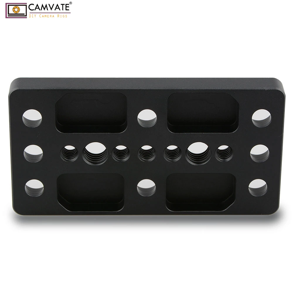 CAMVATE Универсальный Сырная Тарелка/Штатив Монтажная пластина с 1/4 &quotи 3/8&quot