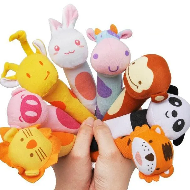 New Arrive Infant Toy Baby Rattle Toys Animal Hand Bells Plush High Quality Newbron Gift for Toddlers BF02 | Игрушки и хобби