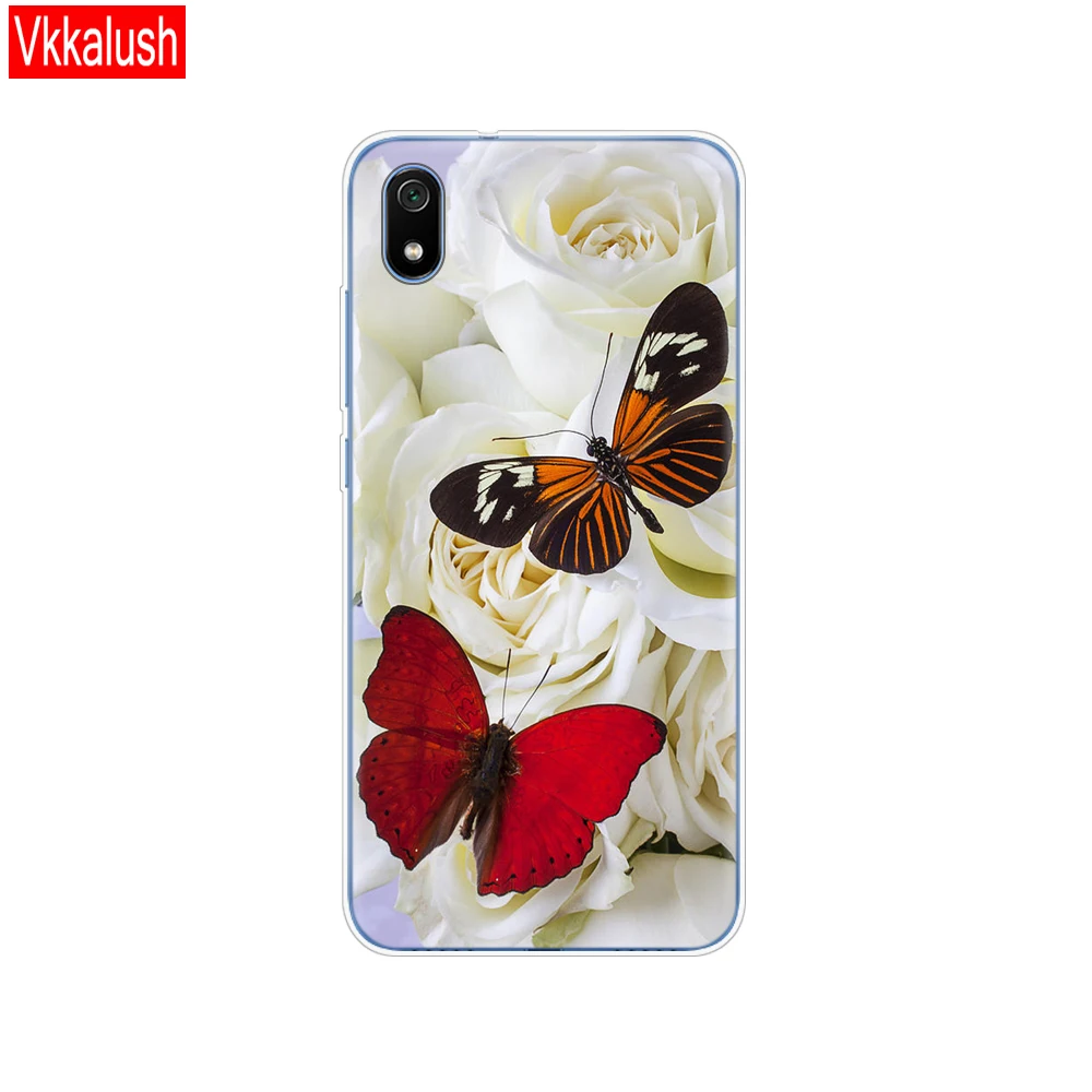 80192 Силиконовый чехол-сумка для Xiaomi Redmi 7a, чехол s, полная защита, мягкая задняя крышка из ТПУ для Redmi 7A, бампер, чехол для телефона - Цвет: 80192