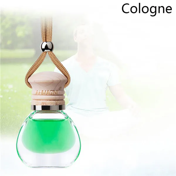 04 Cologne Авто духи бутылка для освежителя воздуха запах кулон для автомобильного зеркала заднего вида висят орнамент аромат эфирные масла диффузор подарок - Color Name: 04 Cologne