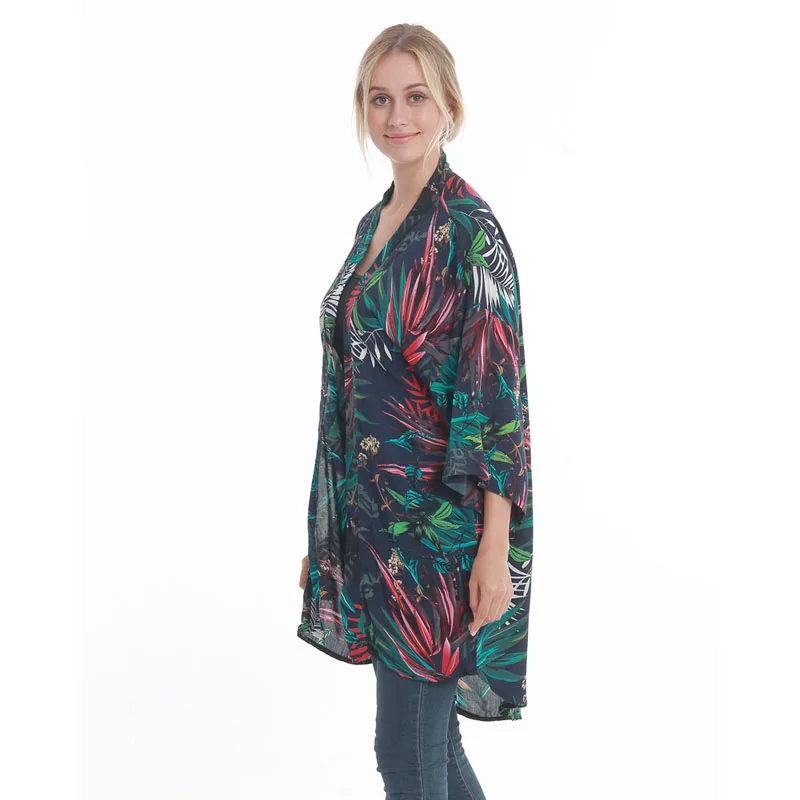 Кардиган Kimonos кардиган для прогулок на открытом воздухе модная блузка женские