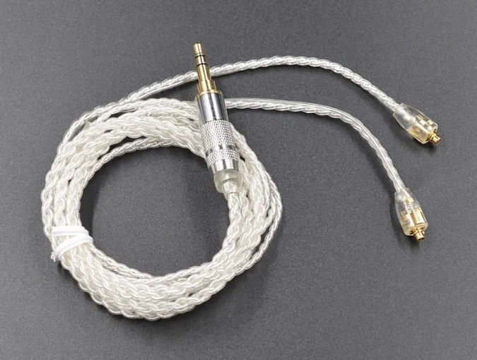 

diy silver plated upgrade cable mmcx se535 ue900
