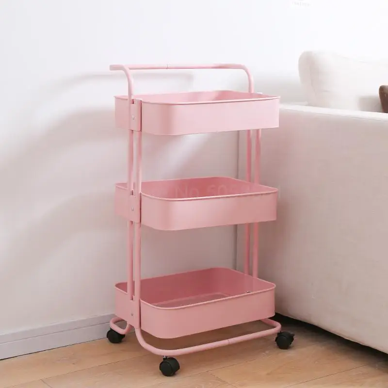 Обычная тележка для коляски beauty cart кухонный многоуровневый стеллаж для хранения Съемный шкив скандинавский стеллаж для хранения - Цвет: ml4
