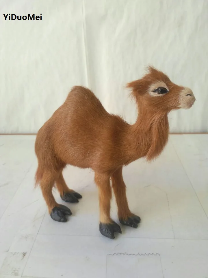 Искусственный верблюжья полилина и меха приблизительно 15х13 см статуэтка ручной