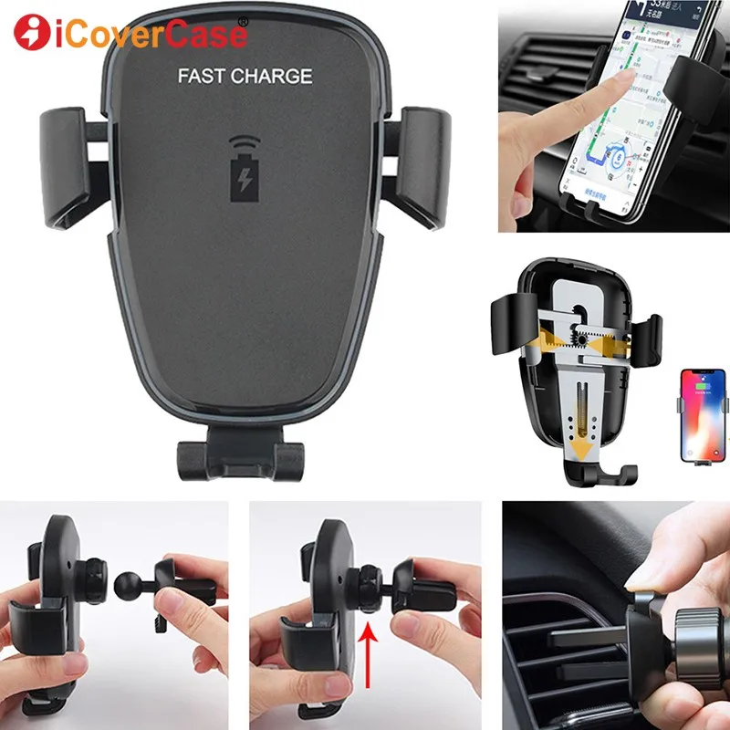

For Nokia X6 6.1 Plus 7 8 9 7.1 5.1 plus X7 X5 2018 QI Wireless Charger Car Mount Qi Charging Pad Phone Stand Holder Accessory