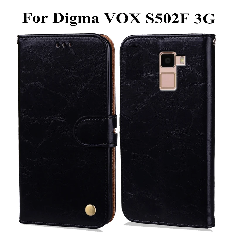 Чехол-книжка для Digma VOX S502F 3G из искусственной кожи чехол-кошелек телефона