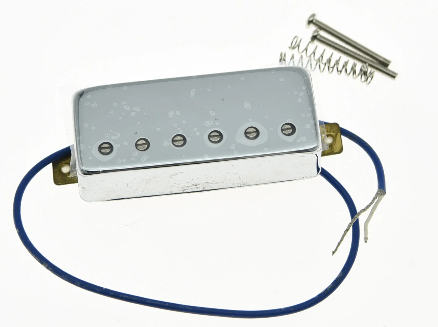 

KAISH Chrome LP Guitar Mini Humbucker Bridge Pickup 6.5K Ceramic Pickups for LP