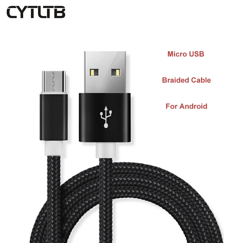 Micro Usb кабель нейлоновый Плетеный зарядный Быстрая зарядка для синхронизации