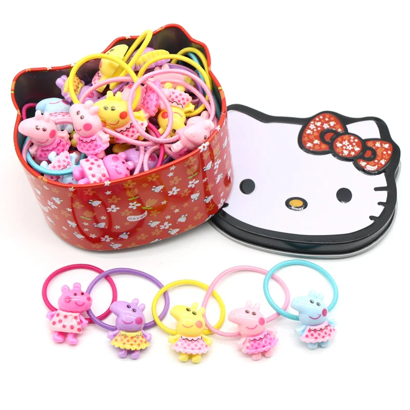 50 шт. в коробке hello kitty бант заколки шпильки аксессуары для девочек лента бант для волос рождественские украшения закол - Цвет: I series