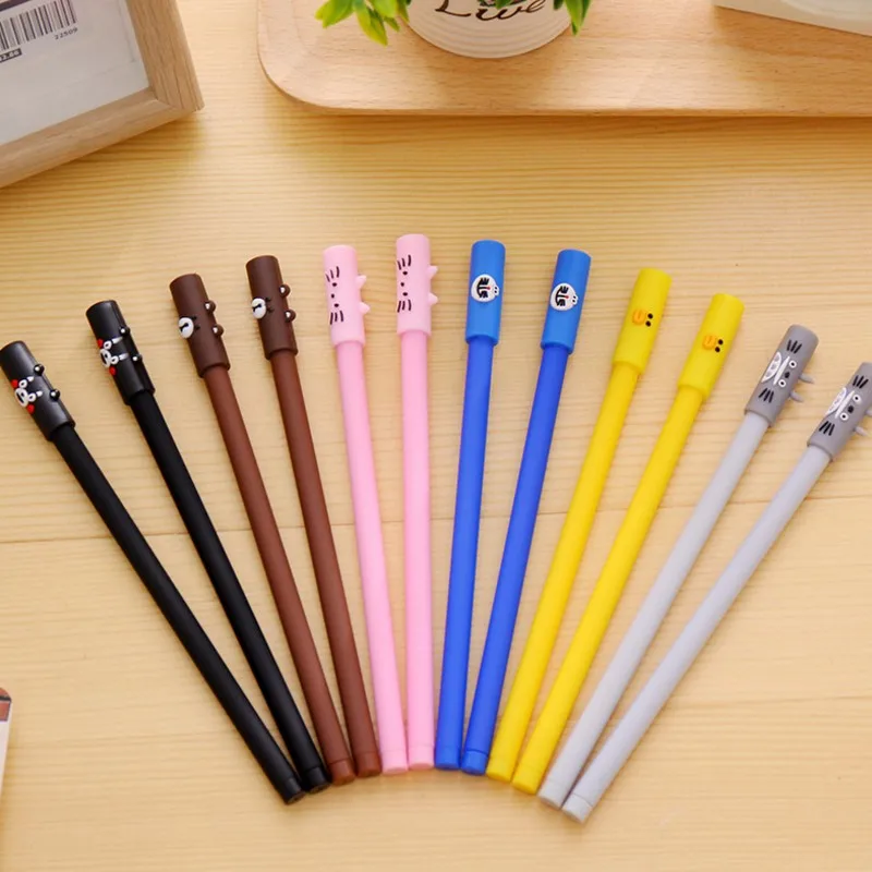 1 шт шариковая ручка канцелярские милые с героями мультфильма Тоторо и черными