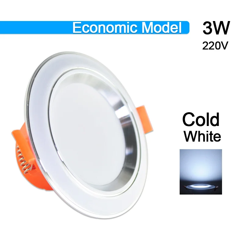 3W Cold White Потолочный светильник 3 Вт 5 Вт 9 Вт 12 Вт 15 Вт 18 Вт точечный светодиодный светильник AC 220 В золотистый, серебристый, белый ультратонкий алюминиевый круглый встраиваемый Светодиодный точечный светильник - Испускаемый цвет: 3W Cold White