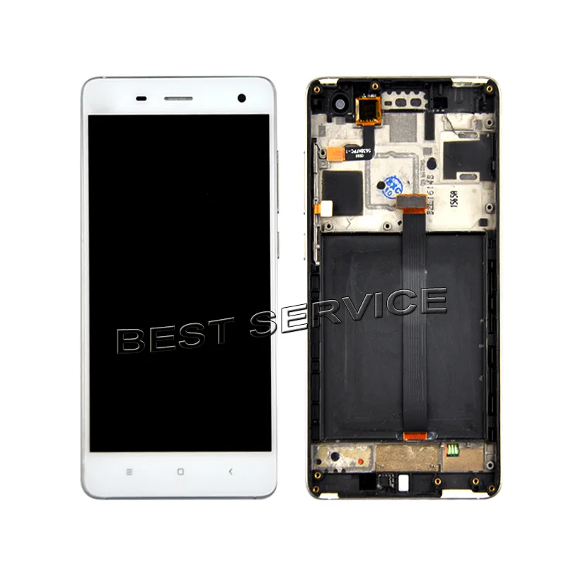 100% новый ЖК-дисплей для xiaomi mi 4 m4 mi4 с сенсорным экраном дигитайзер в сборе +