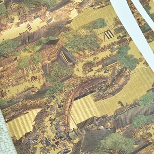 Новые отражающие обои beibehang из золотой фольги, китайские классические обои, обои для гостиной, гостиницы, перегородки, крыльца, фоновые обои