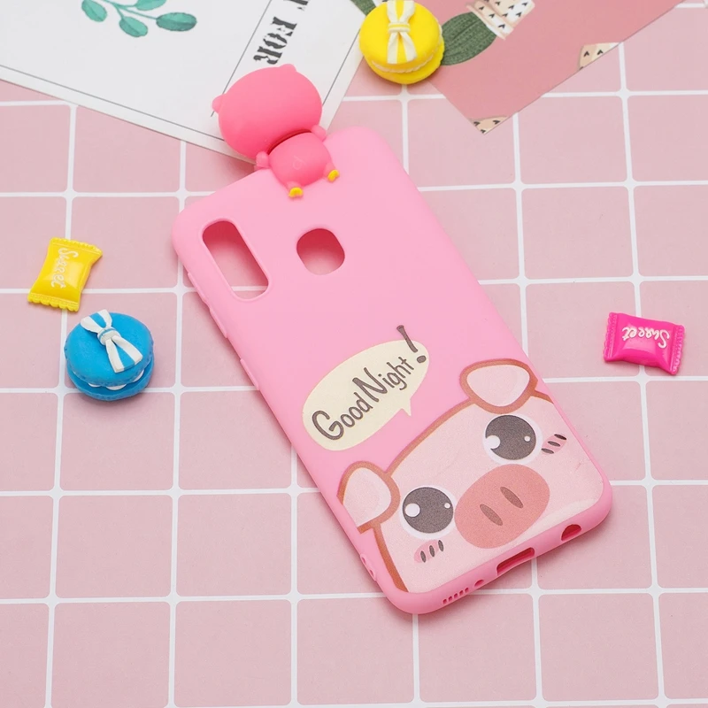 Чехол A20E для Samsung Galaxy A20e мягкий ТПУ чехол с 3D рисунком панды Единорога A20 e Etui чехлы