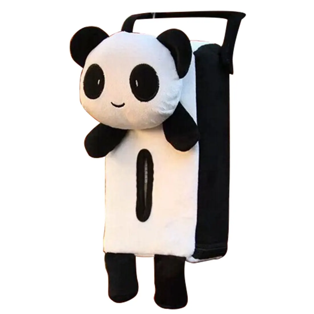 Panda Милый держатель салфетки для животных сзади Висячие влажные чехлы на коробки для салфеток салфетки бумажные полотенца коробка держатель Чехол Бумажный держатель для полотенец - Цвет: Panda