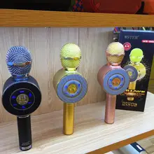 2018 оригинальные модные светодиод мигает динамик микрофон