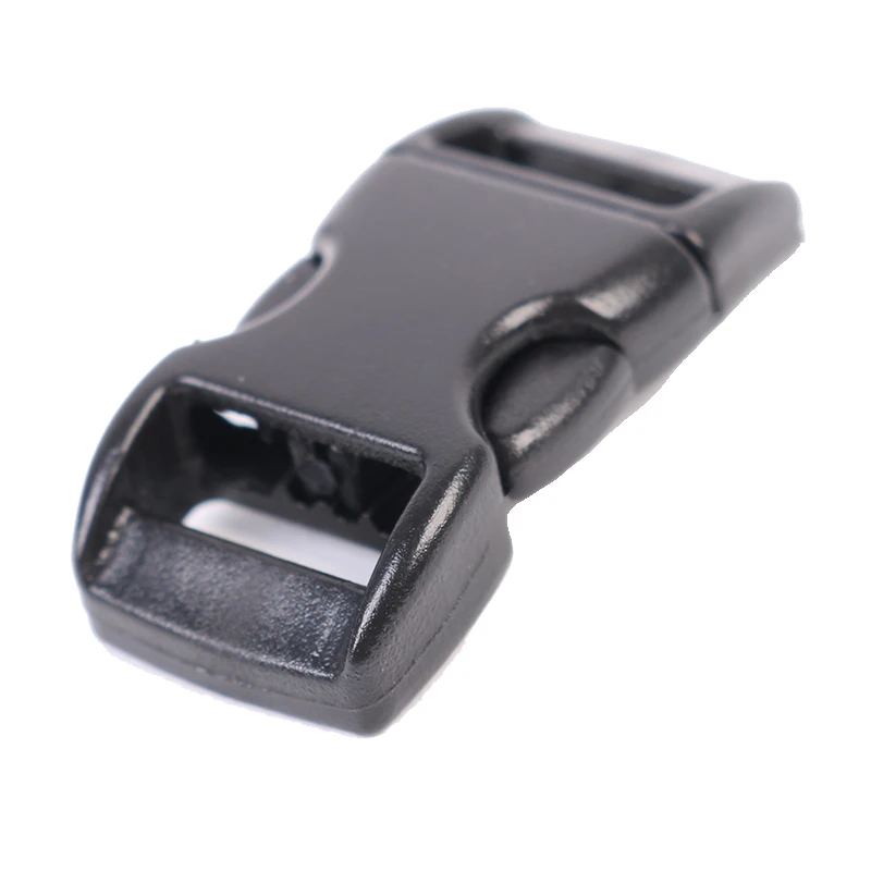 Новое Прибытие 10 Шт./пакет Черный Контурные Сторона Выпуска Пластиковые Пряжки