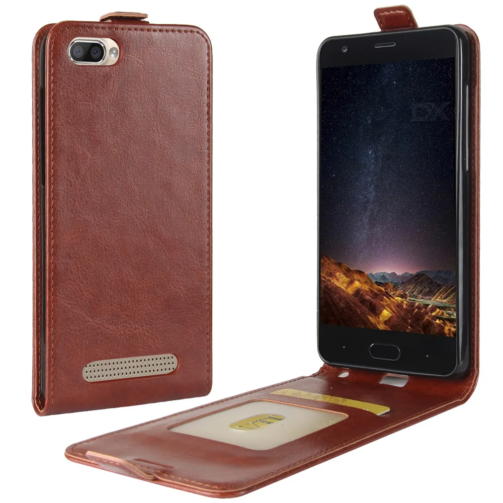 Роскошные Вертикальный Флип Чехол Для Doogee X20 Coque принципиально Капа телефон