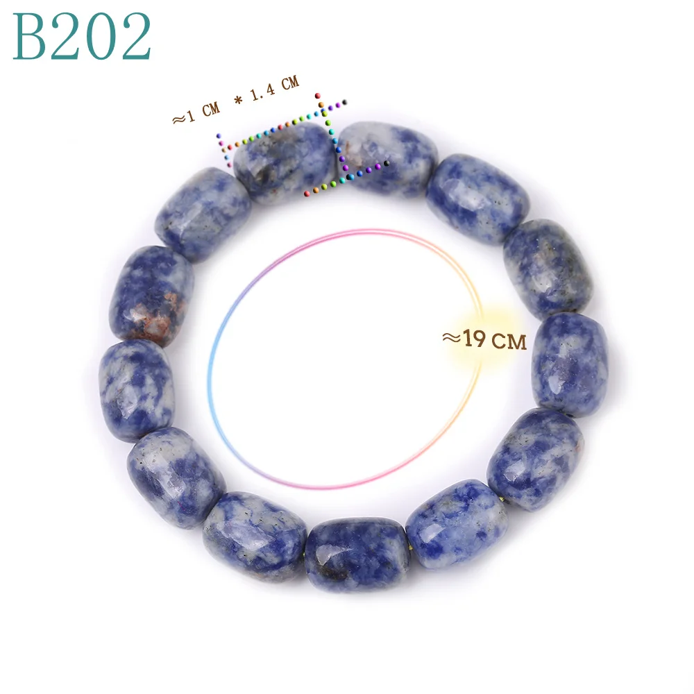 Blue Vein Stone Yumten бисерные браслеты удача драгоценные камни бисер натуральный камень модные аксессуары мощный Кристалл женские массивные ювелирные изделия чакра рейки - Окраска металла: Blue Vein Stone