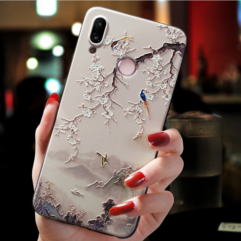 3niao ТПУ чехол-накладка с цветочным рисунком для Xiaomi Redmi S2 5 Plus 4X 6A Note 7 7A 4X 5A 6 K20 Pro Mi 8 9 A1 A2 Lite 6X F1 чехол 3D матовый Emboss - Цвет: 3niao