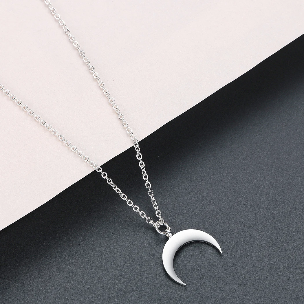 Cxwind модное ожерелье полумесяц подвеска в форме половины Луны для женщин Bijoux