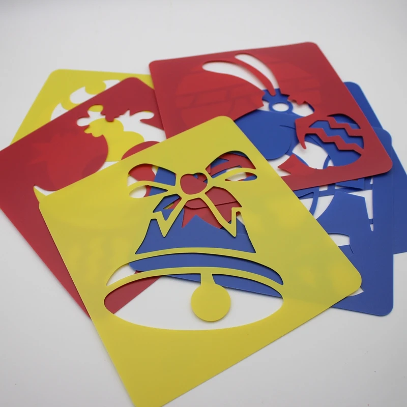 5 комплектов (30 шт.) трафареты для аэрографии и шаблонов Трафаретный инструмент