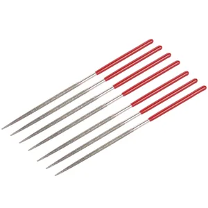 7 шт. Алмазная мини-игла, набор керамических ремесел, сделай сам, деревянная Шлифовальная Пилка, игла, ювелирные изделия, полировка, резьба, алмазная пилка, ручные инструменты