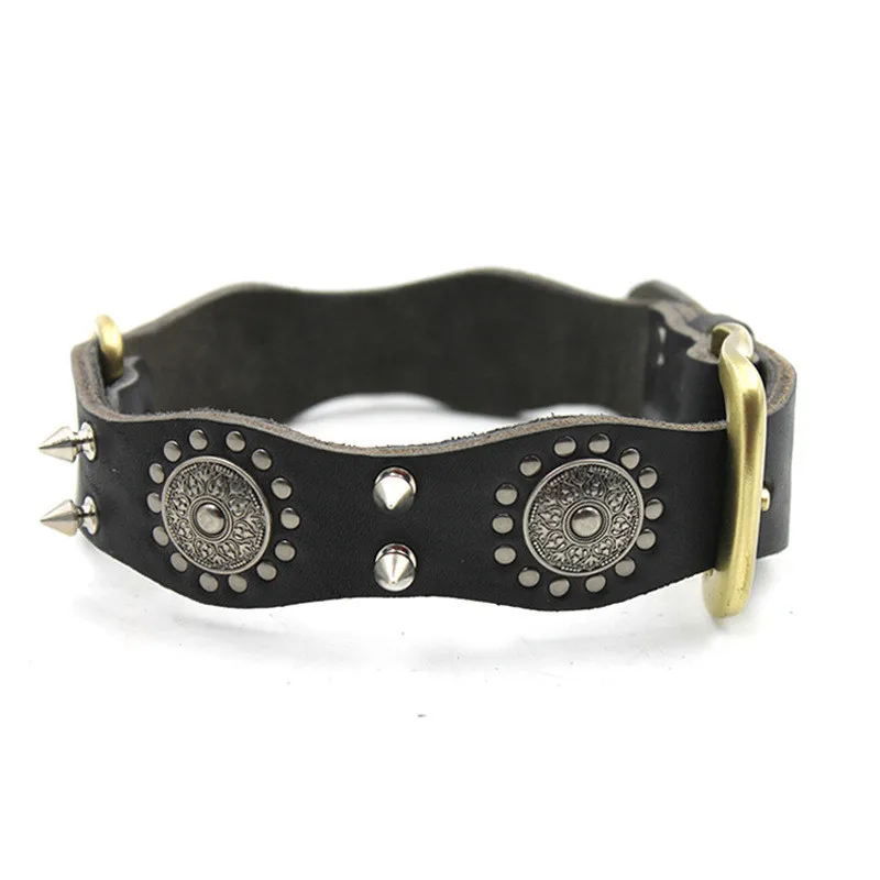 Ошейник для собак Baogai ошейник среднего и крупного телосложения из искусственной