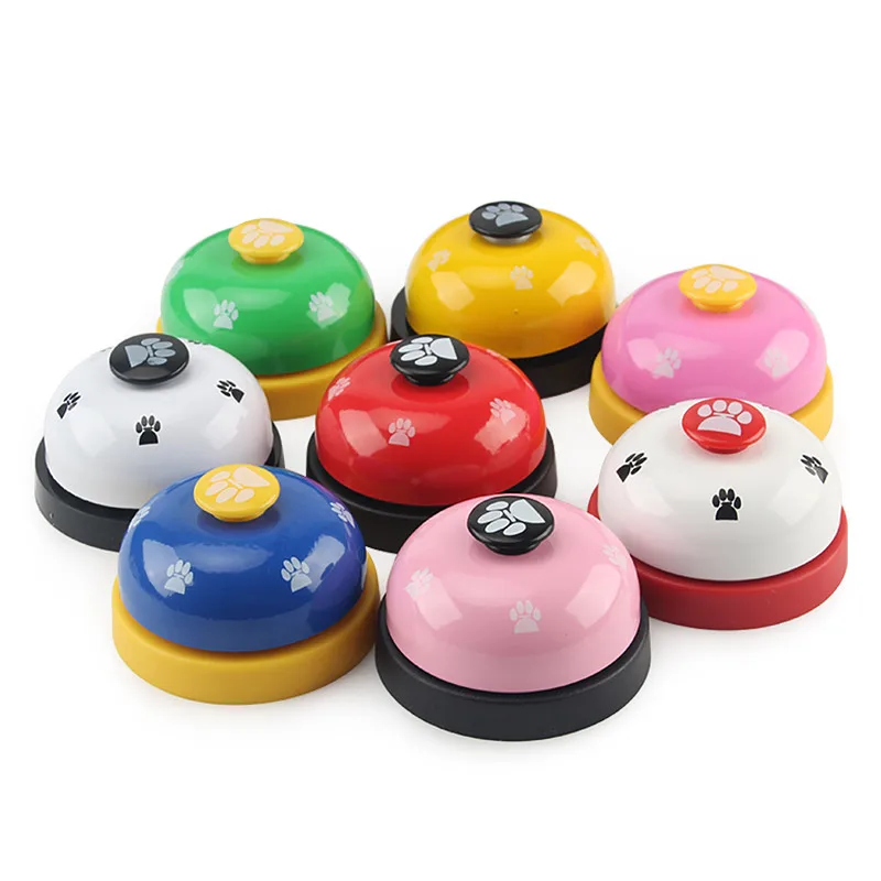

Pet Dog Training Bells Toy Puppy Cat IQ Educational Toys Interactive Bell for Feeding Training and Communication 8 Colors
