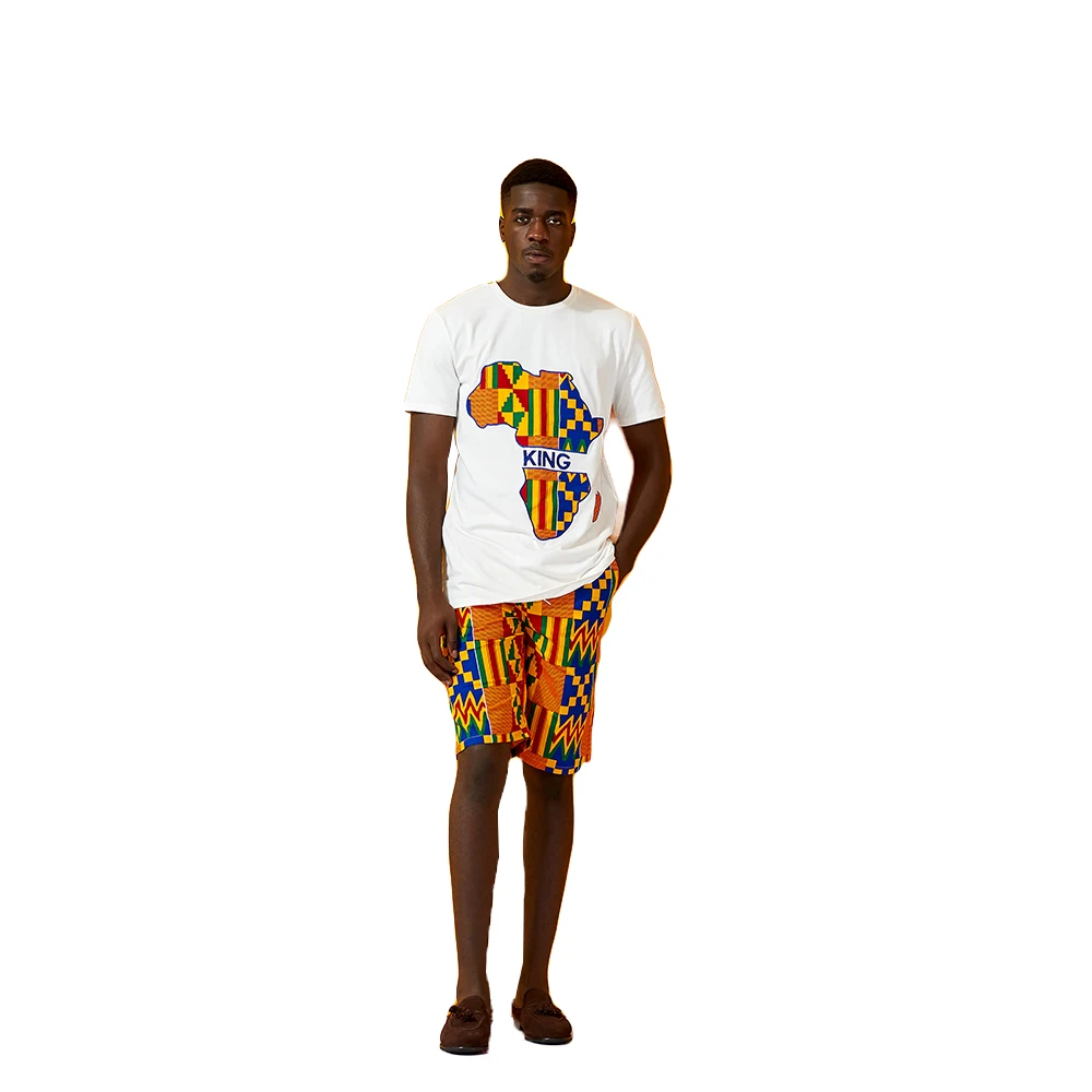 men set Африканская одежда для пары, африканская традиционная печать, kente, одежда для пар, Африканский материал, хлопок, Дашики, африканская одежда для пар - Цвет: men set