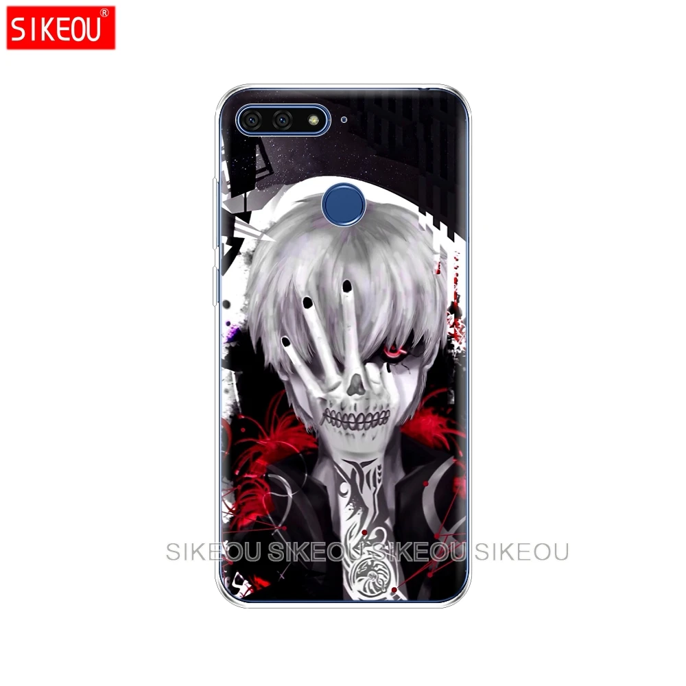 Силиконовый чехол для телефона Huawei Honor 7A PRO 7C Y5 Y6 Y7 Y9 2017 2018 Prime Tokyo Ghouls | Мобильные